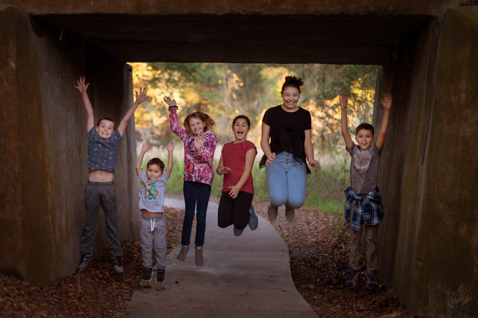 Outdoor kids portraits